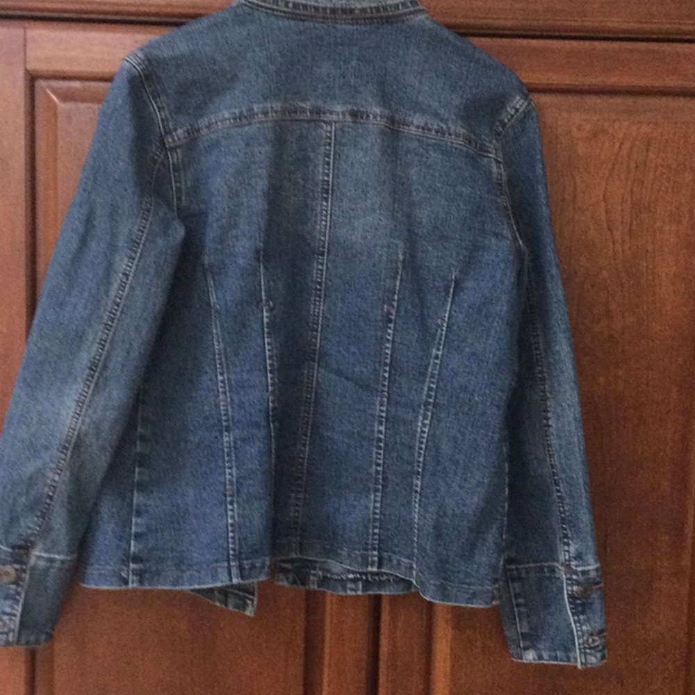 Baccini Denim Jacket SZ M - Picture 2 of 3